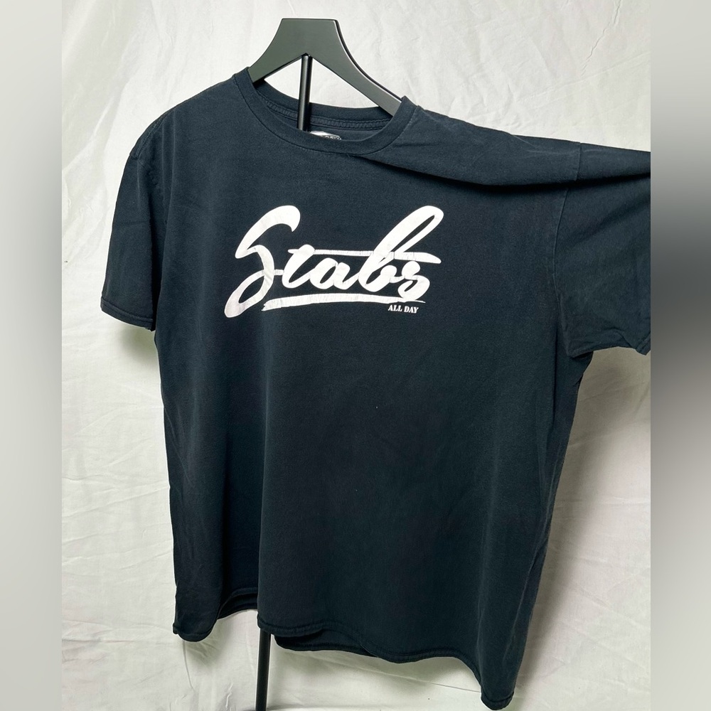 MC Custom Prints Black T-Shirt 2XL